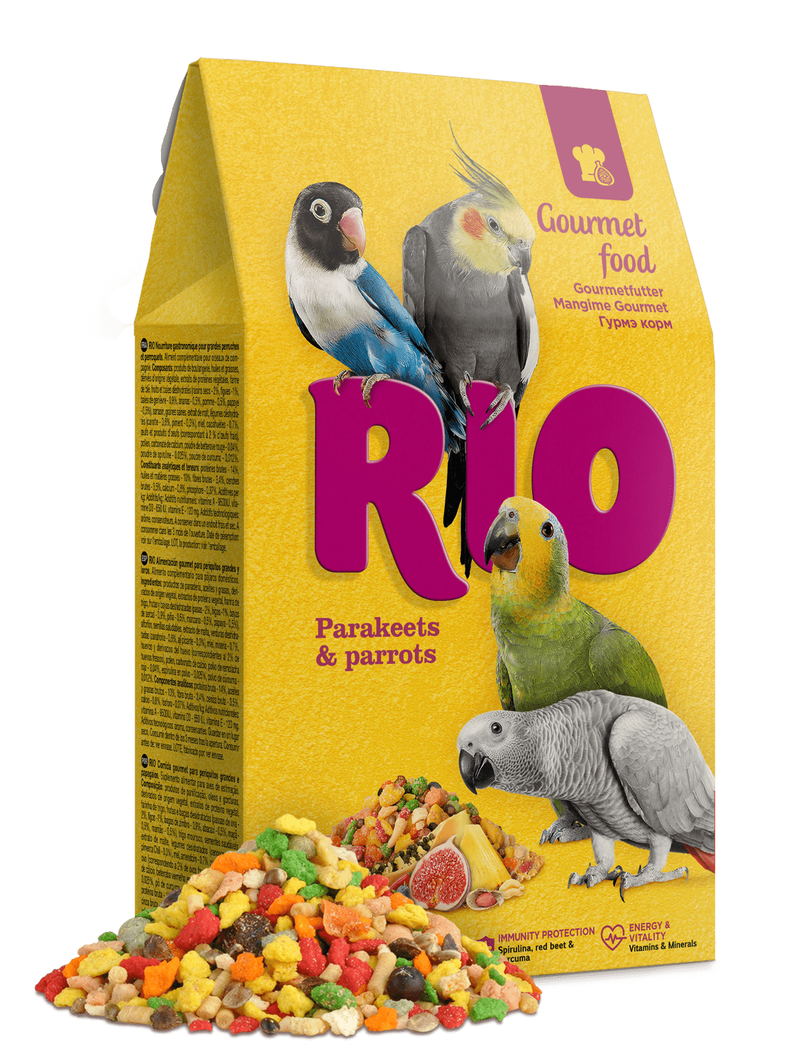 RIO Gourmet food for parakeets and parrots